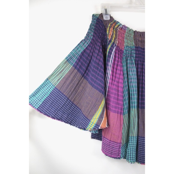 Free People Moonlight Surf Plaid Top - Picture 9 of 14